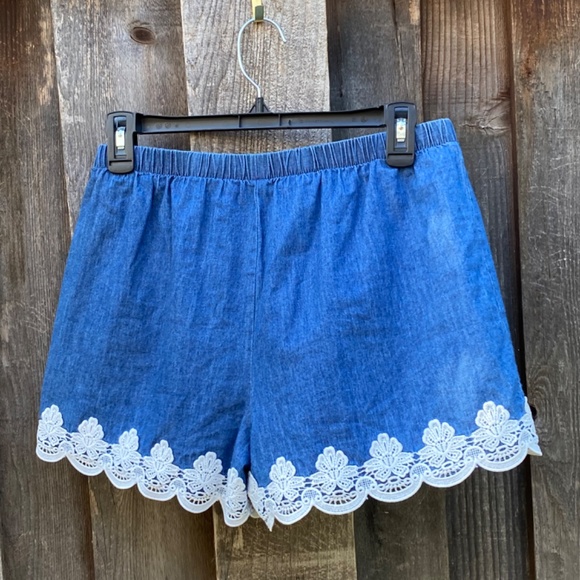 Faux jean shorts - Picture 4 of 4